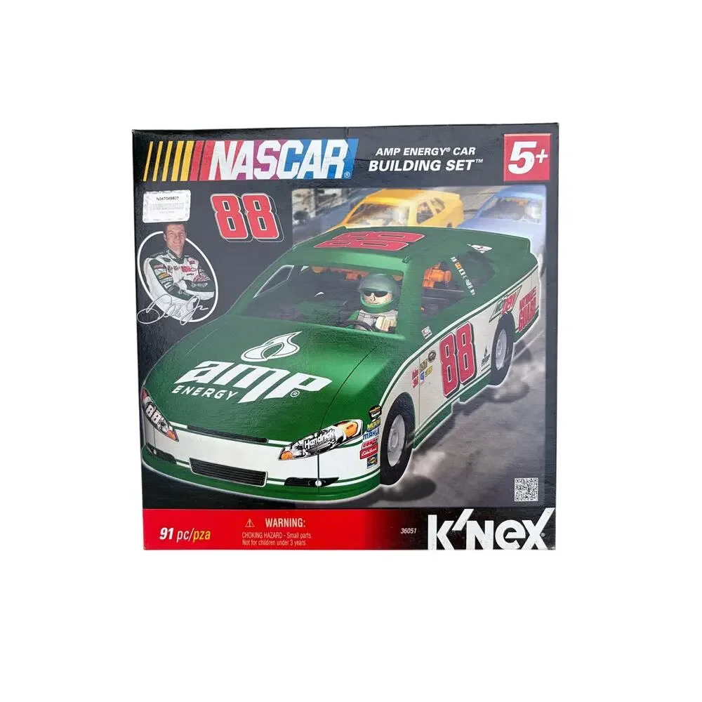 K'NEX NASCAR AMP Energy Car Building Set 91 Pieces Dale Jr. Knex 2011-NIB
